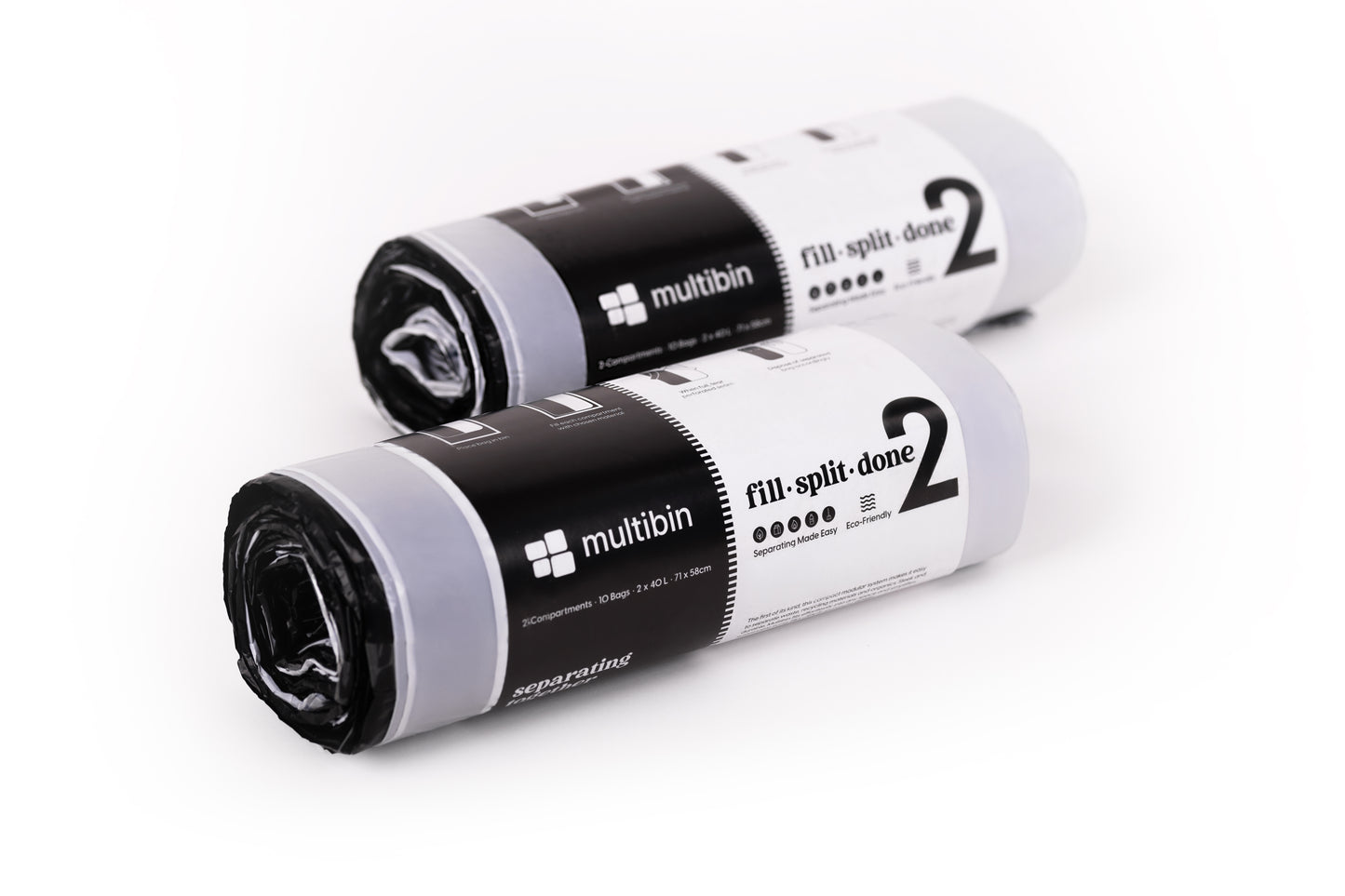Multibin | 12 Rolls | 120 Bags | 2 x 40L