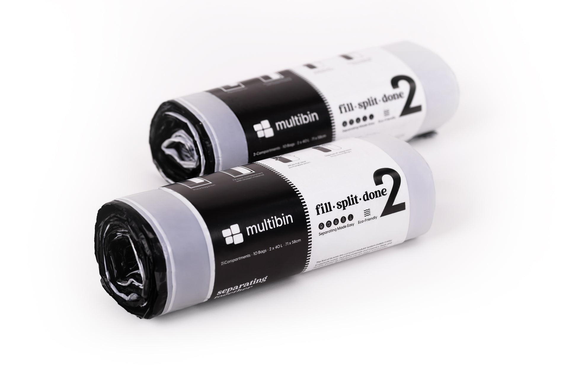 Multibin | 12 Rolls | 120 Bags | 2 x 40L
